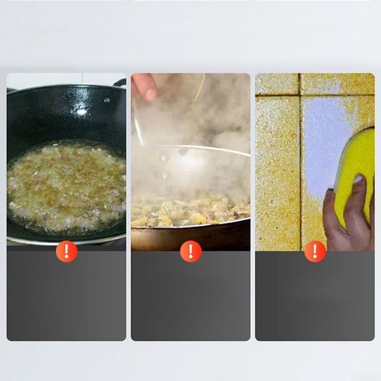 Opvouwbaar Roestvrijstalen Spatscherm voor Keuken en Bakken — afbeelding 5