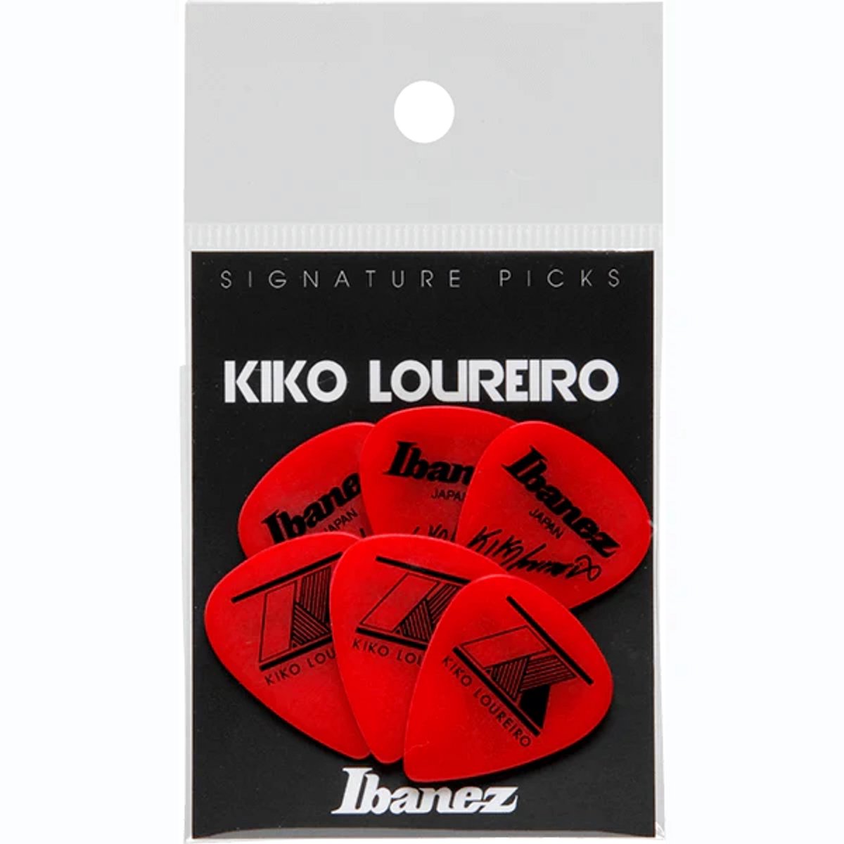 Ibanez B1000KLRD Kiko Loureiroa Signature Series plectrum 1.20 mm 6-pack
