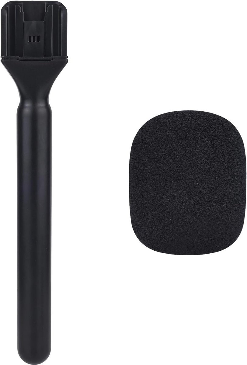 Draadloze Microfoonstandaard met Popfilter voor Interviews