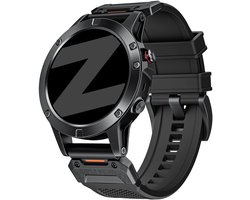 Bandz Explorer sportbandje Siliconen 26mm geschikt voor Garmin Fenix 9 (Pro) 51mm / Fenix 8 (Pro) 51mm / Garmin Fenix 7x (Pro - Sapphire Solar) / Fenix 6x (Pro - Sapphire) / Fenix 5x (Plus) / Fenix 3 / Epix Pro (Gen 2 - 51mm) / Enduro 1-2-3