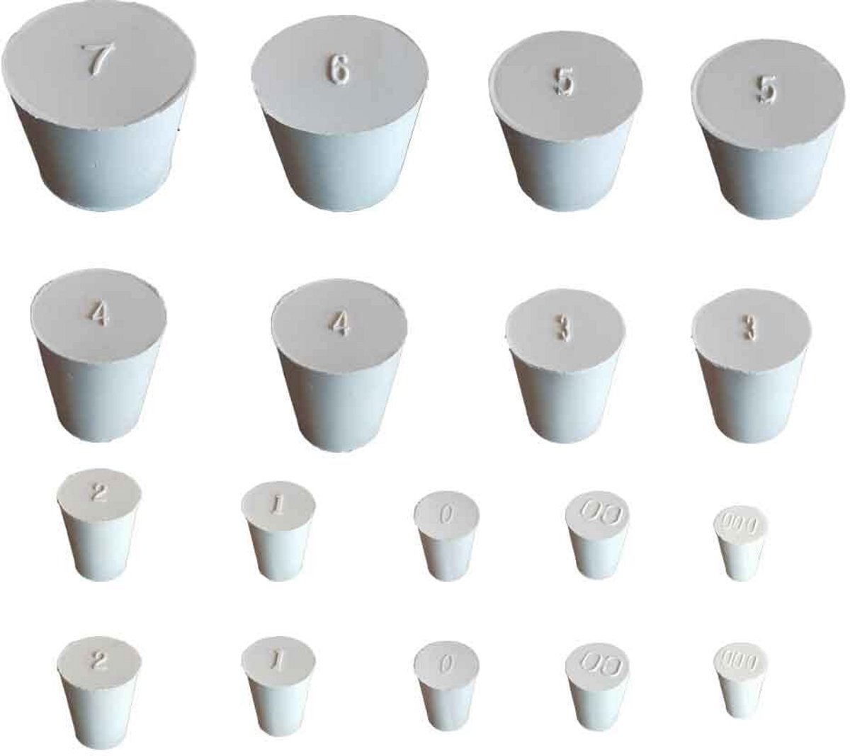 Rubberen Stoppen Set | 8mm tot 37mm | 18 Stuks voor Ballonflessen en Watertanks