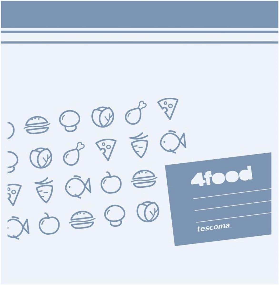 20 Delige Set Voedselzakken 20x20 cm - Bewaarzakken voor Voedsel & Diepvries