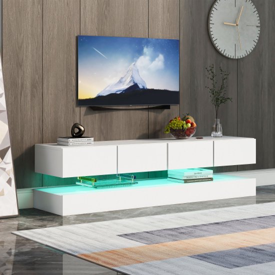 SogesHome Tv-lowboard, wandgemonteerde tv-kast, led-tv-meubel