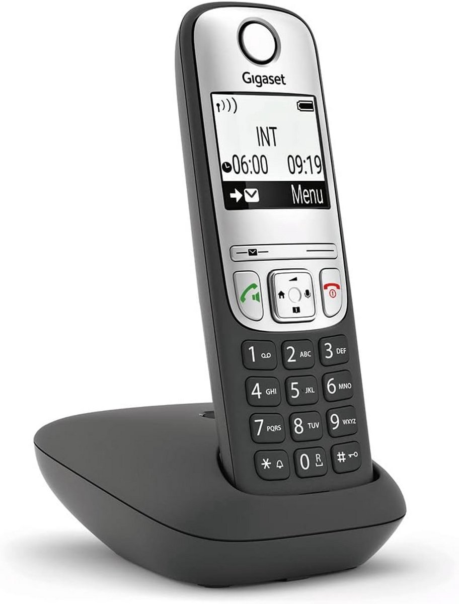 DECT Draadloze Telefoon Zwart - Betrouwbare Thuistelefoon