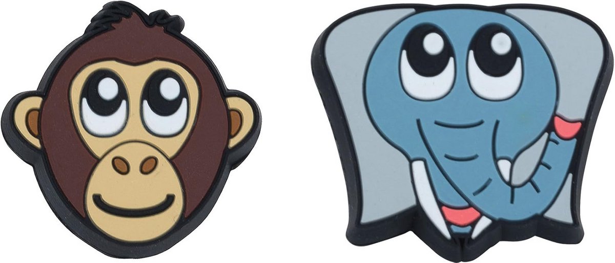 Zoodamp 2-delige aap olifant accessoire voor rackets