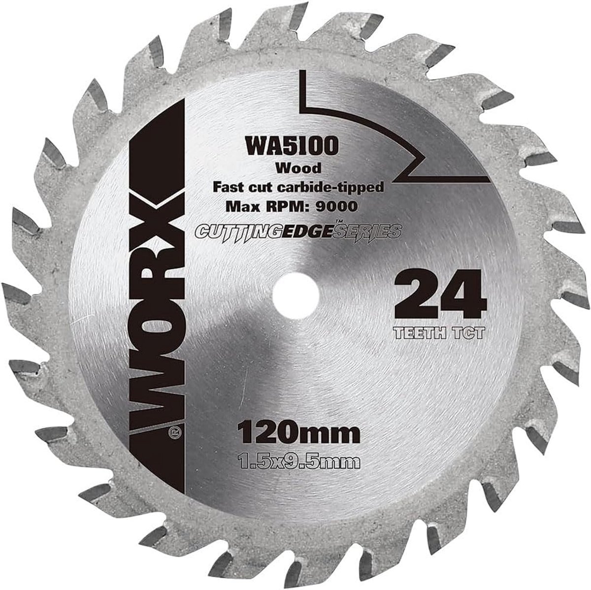 Snelle Houten Disco Extreme 120mm - Cirkelzaagblad met 24 Tanden
