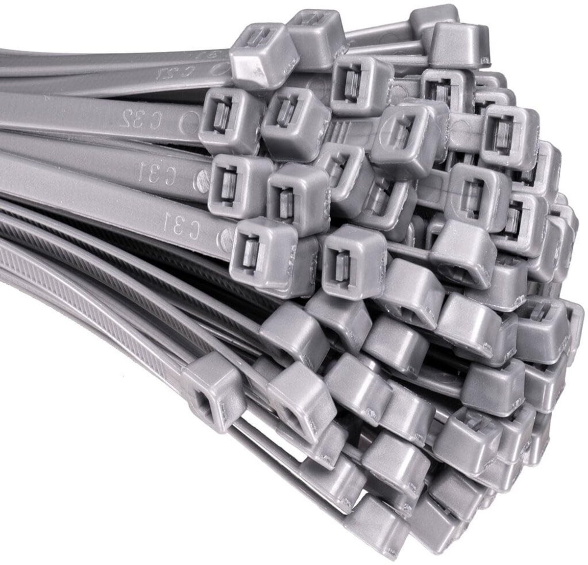 IMPERATORIS® Tie Wraps - Kabelbinders - Bundelbandjes - Trekbandjes - Extra Sterk - Voor Tuin, Garage en Kabels - 100 Stuks