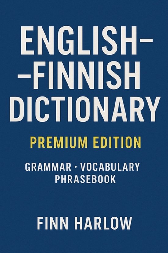 English-Finnish Dictionary | 9798278869238 | Finn Harlow | Boeken | bol