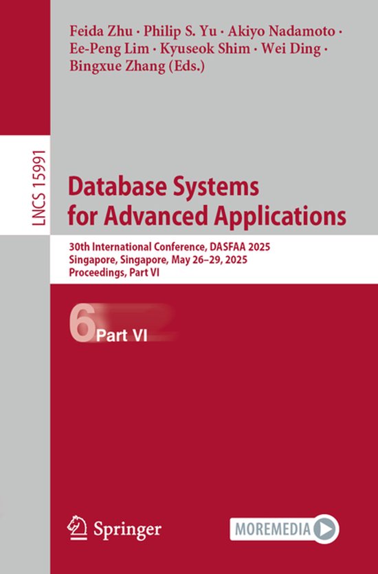 Lecture Notes in Computer Science15991- Database Systems for ... - cover