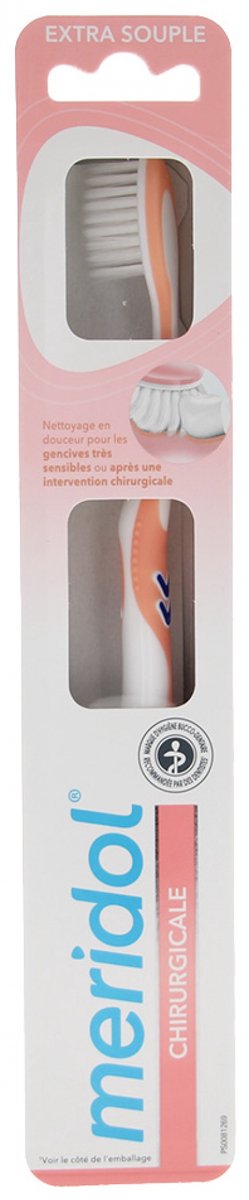 Meridol Ultra Zachte Chirurgische Tandenborstel (Kleur : Blauw)