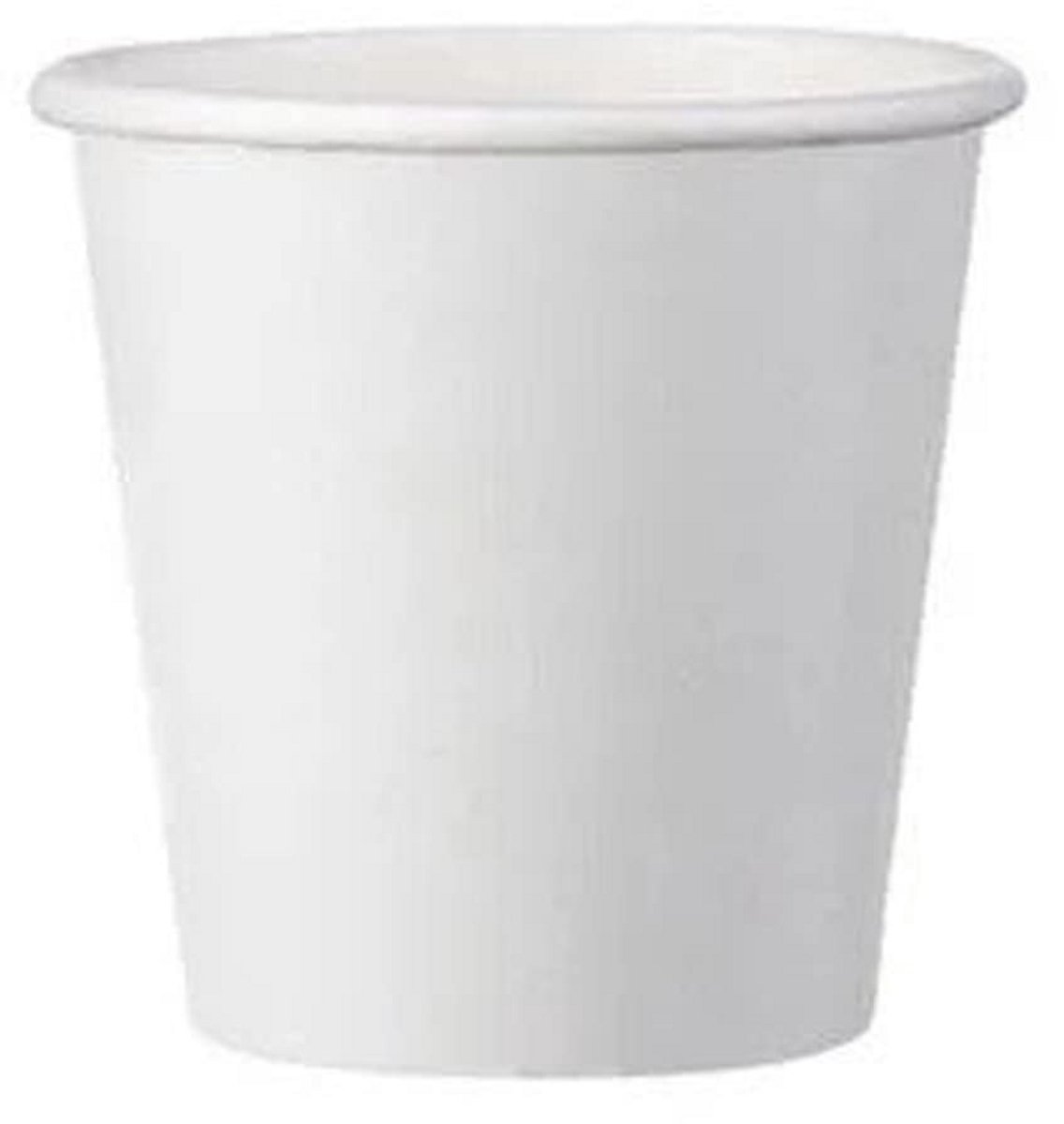 Witte Enkelwandige Papieren Drinkbekers 100ml Ideaal voor Espresso