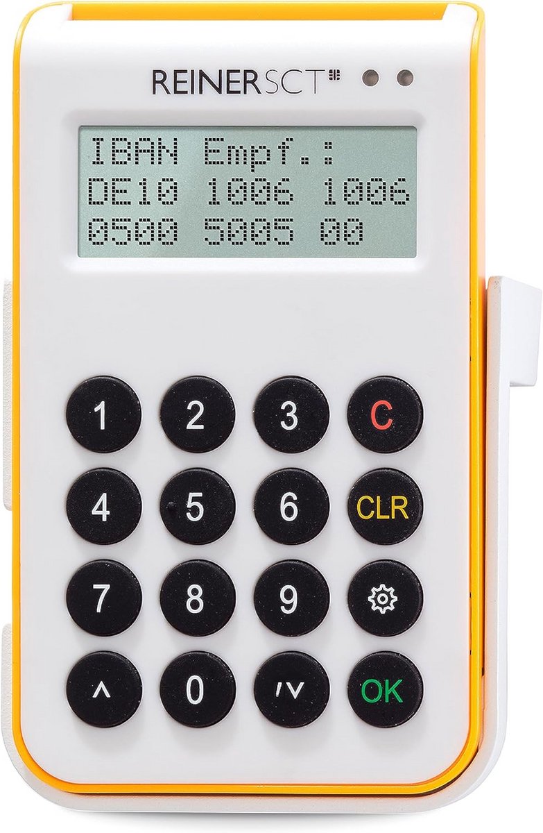 Veilige Chipkaartlezer met TAN-generator en USB - Voor Online Bankieren en DigiD