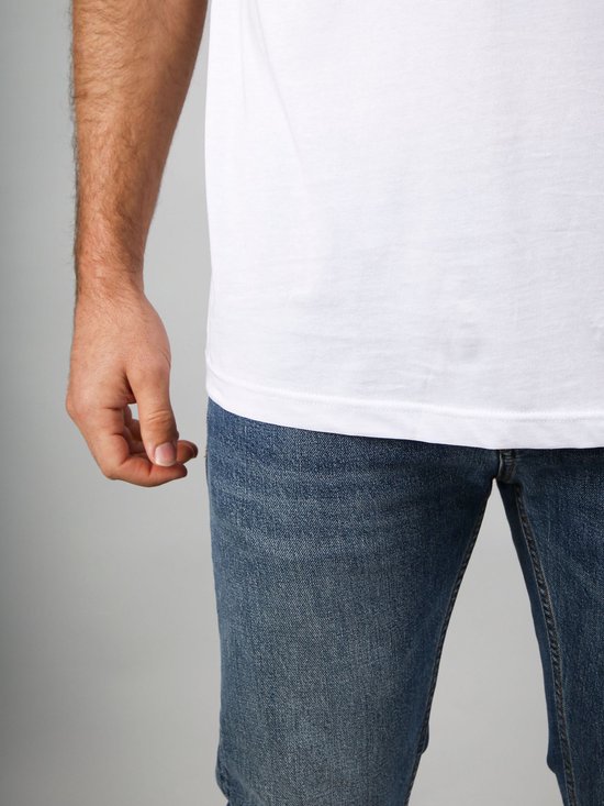 Adapté - T-Shirt Obra 2-Pack Wit - XL - Coupe régulière