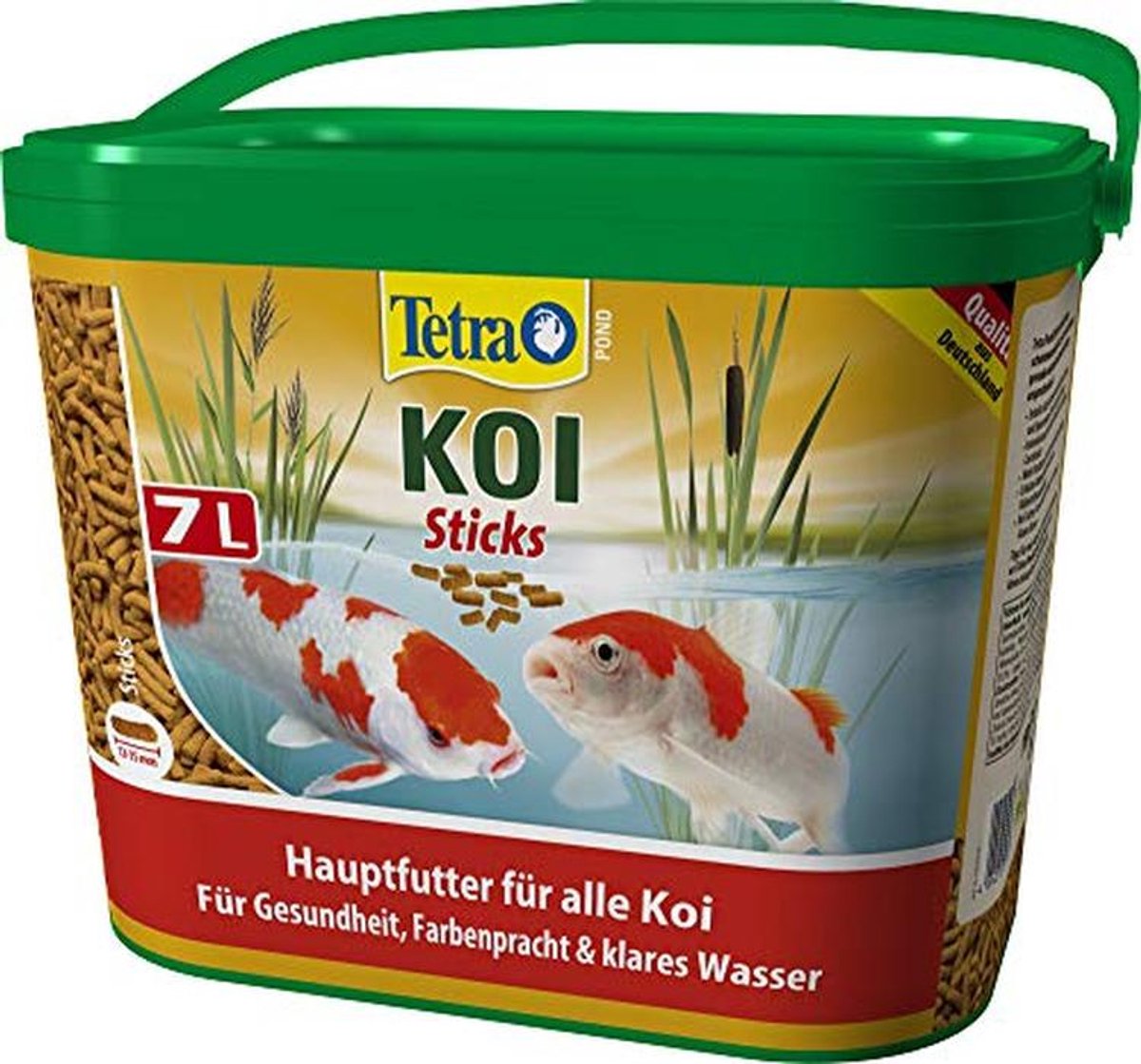 Koi Sticks Vissenvoer voor Kleurrijke Koi en Verbeterde Waterkwaliteit - Emmer van 7 Liter