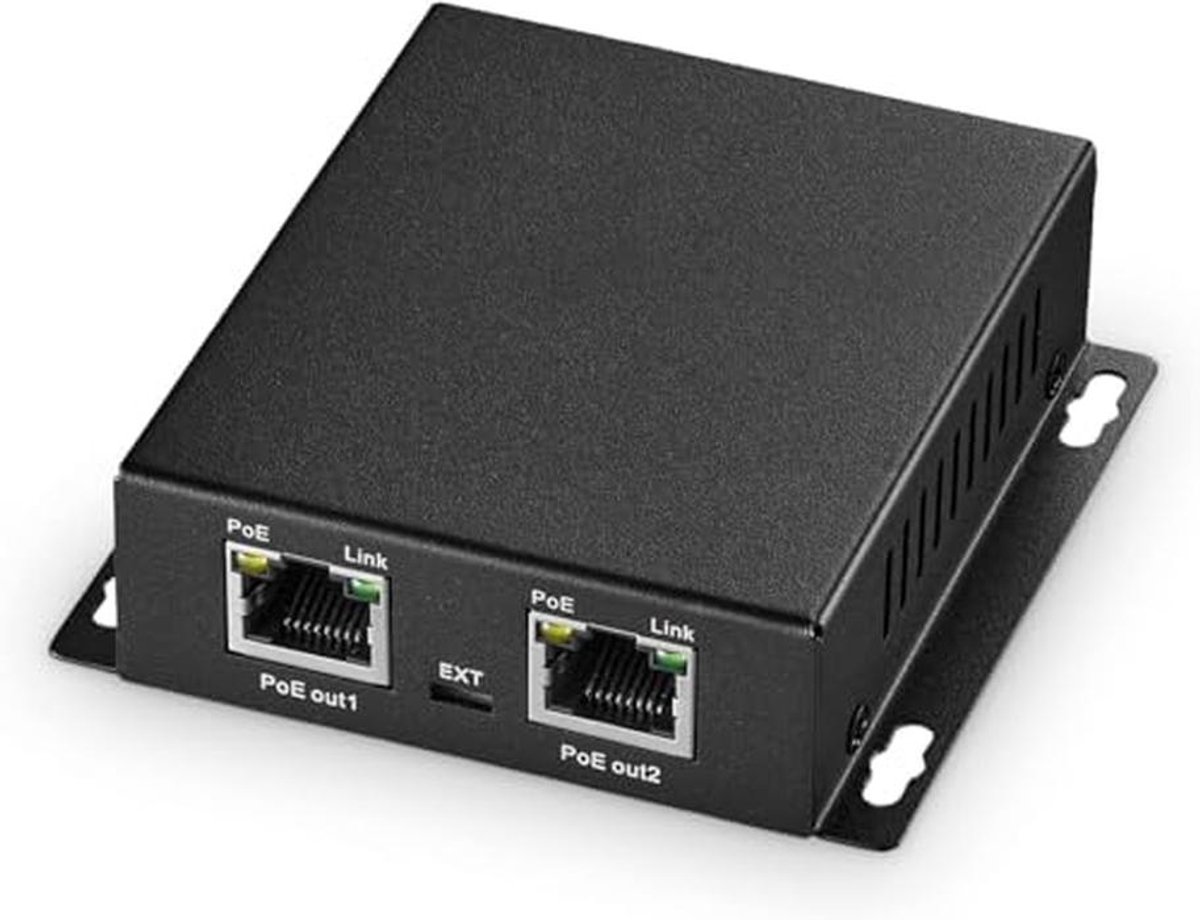 Gigabit PoE Extender - PoE Uitbreiding met 3 Poorten voor Snelle Ethernetverbinding