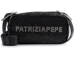 Patrizia Pepe Crossbody tas Leder 21 cm - Dames - nero jet
