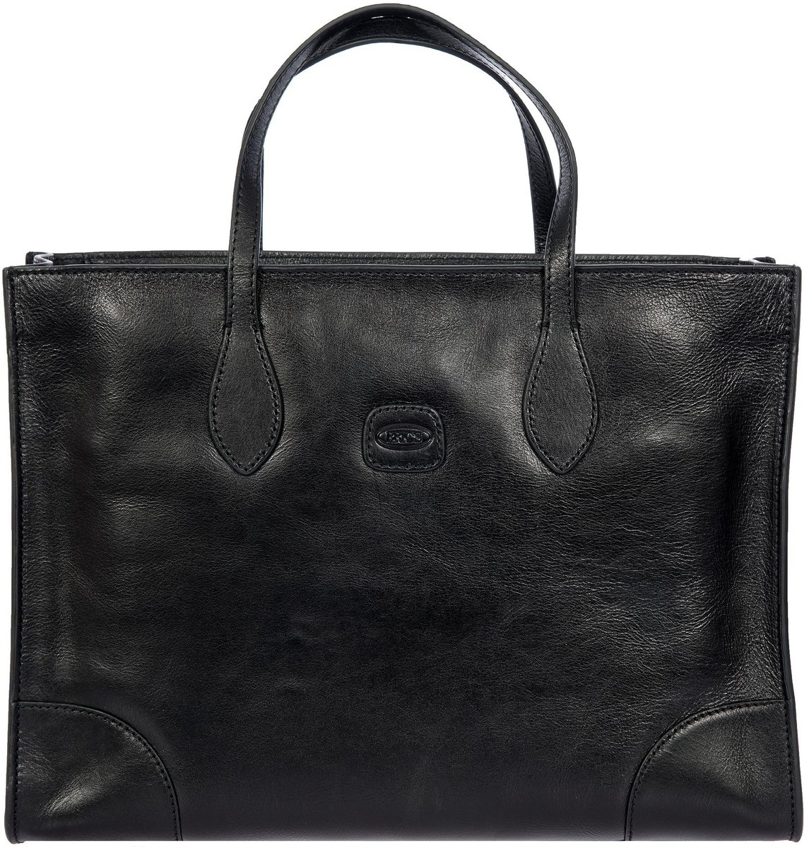 BRIC'S Leren business tas met laptopvak Volterra Opera Bag Black zwart