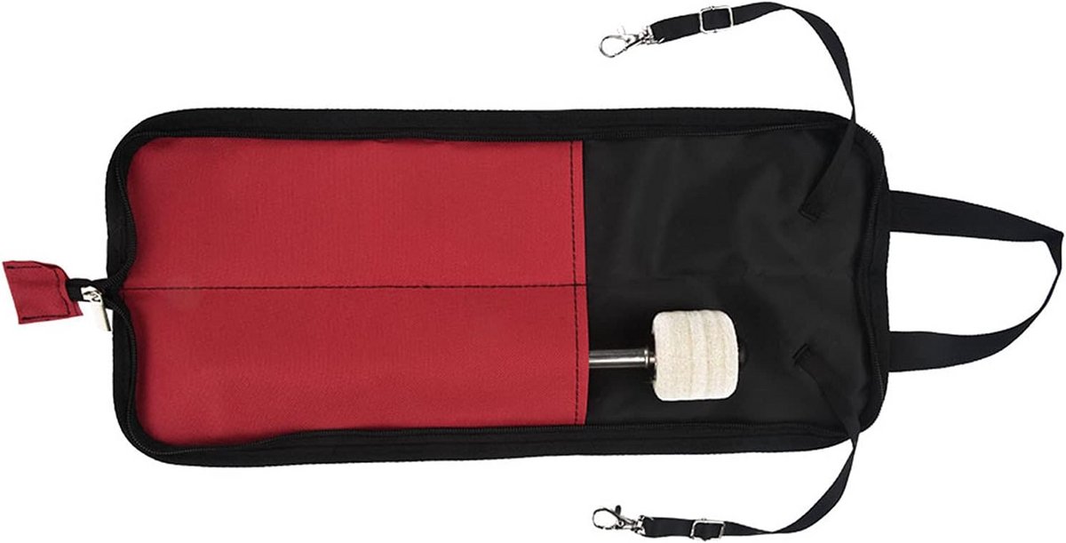 Draagbare Drumstoktas voor Drumstokken en Accessoires - Inclusief Ophanghaak