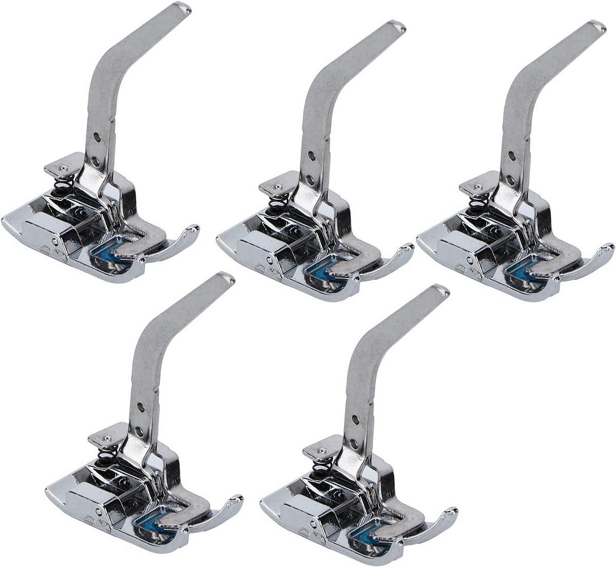 5 Delige Persvoet Set voor Naaimachine - Ideaal voor Elastische Stoffen