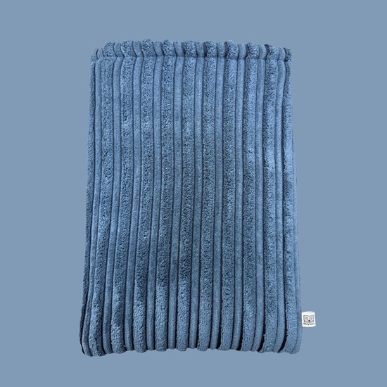 Story Sleeve - Book Sleeve / E-reader Sleeve Double Rib Blue - 27 x 23 cm - Ook geschikt voor E-reader - Boekenhoes - Boekbeschermer - Boekhoes - Booksleeve - Voor boek van Merkloos — afbeelding 4