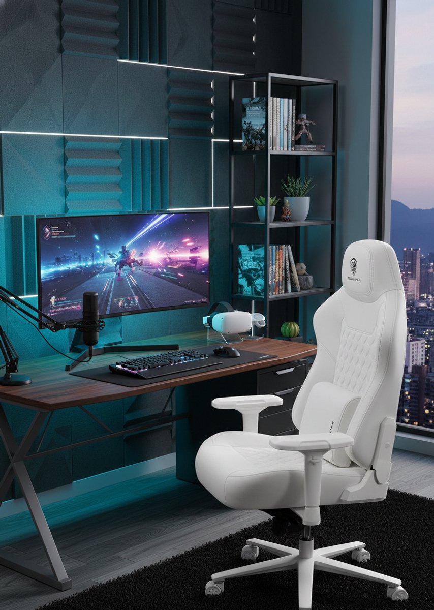 Gaming Ergonomische XXL Stoel - Luxe Met 4D Armleuningen - afbeelding 2