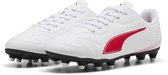 PUMA VITORIA II FG/AG Jr Unisex Sportschoenen - Puma White-Puma Red