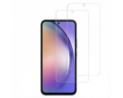Accezz Screen Protector - Geschikt voor Samsung Galaxy A54 (5G) / S23 FE - 2 Pack Glass Screenprotector