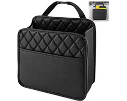 Opbergtas voor de achterkant van de autostoel - opbergtas voor de achterbank - opbergbox - opbergtas - autoaccessoires - universeel voor auto's - geschikt voor autodecoratie - opbergruimte - zwart - 25*8*25 cm