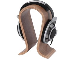 Houten Hoofdtelefoonhouder - Bureau Ophanger Koptelefoon Display Plank Rek - Voor Vrijwel Alle On-Ear Hoofdtelefoons