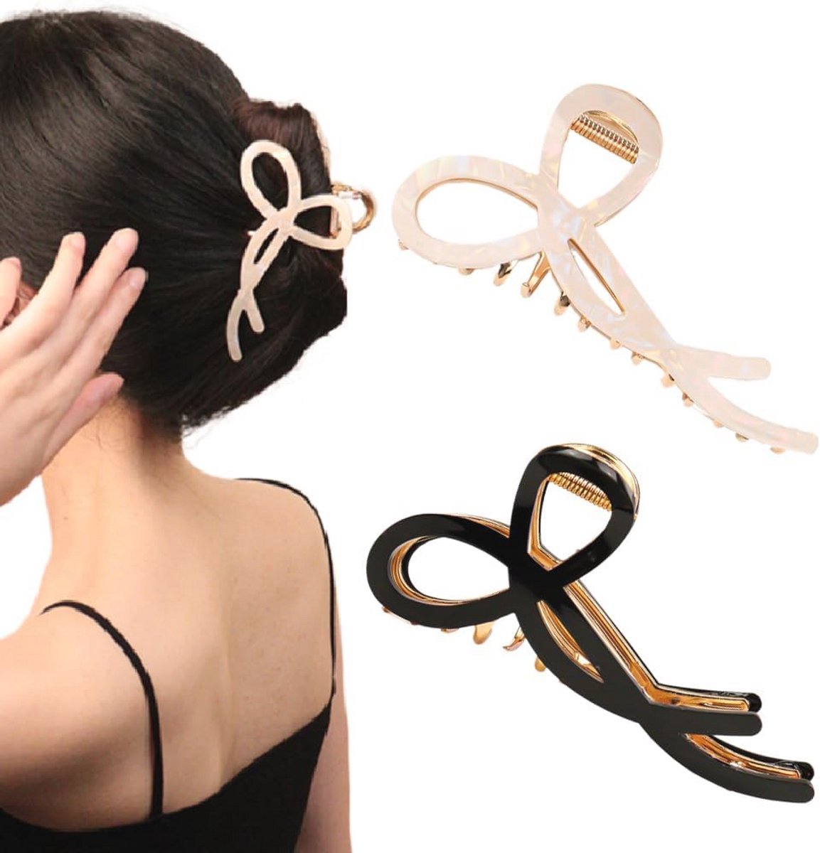 Metalen Klauwclips voor Dikker Haar - Perfecte Haaraccessoires voor Vrouwen