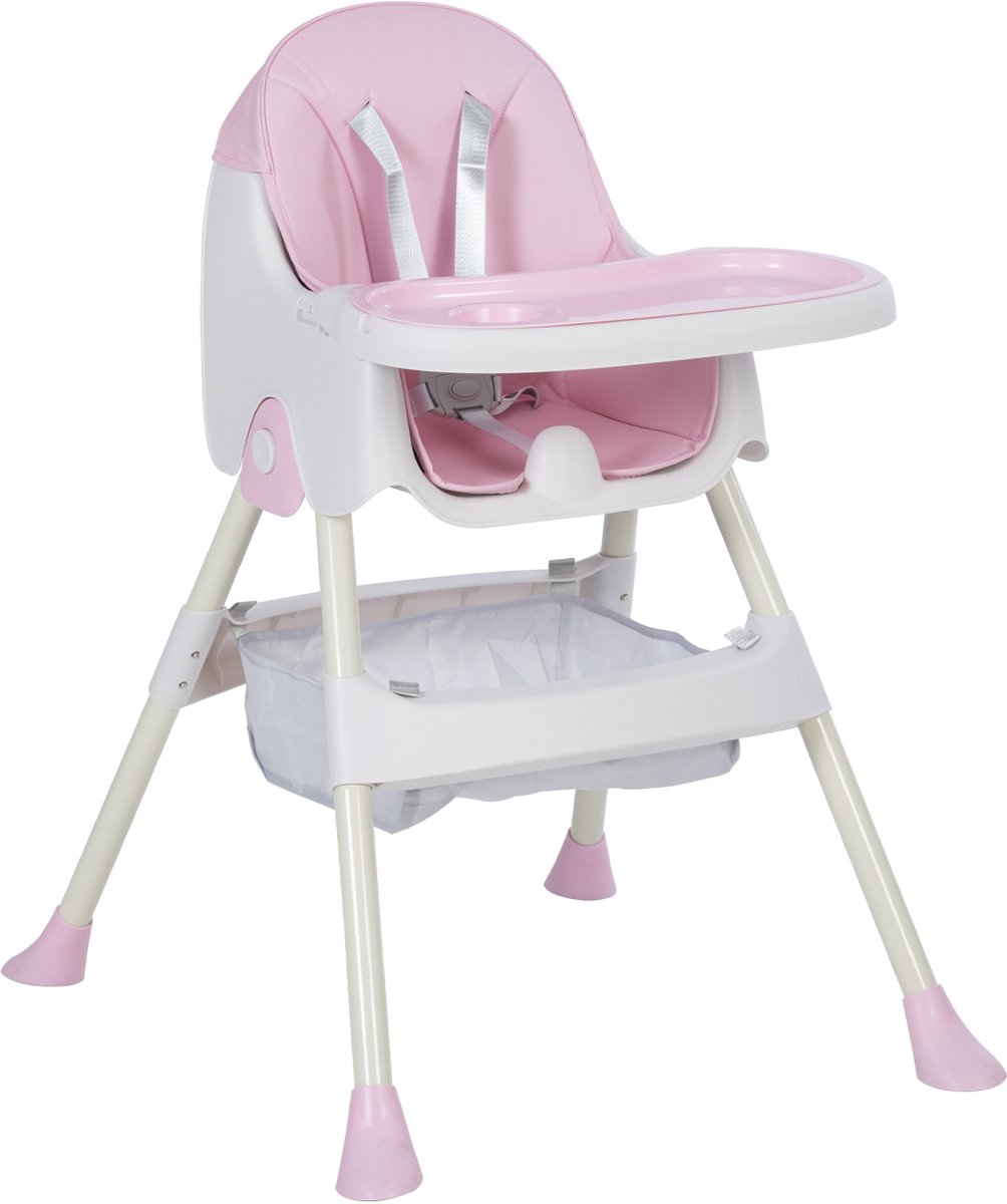 Baby Eetstoel - Kinderstoel - Roze thumbnail 2