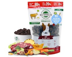 Hypoallergeen BARF hondenvoer 1 kg - Graan-, soja- en toevoegingsvrij, 80% vlees