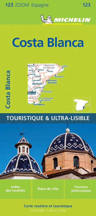 Michelin Zoom 123 Wegenkaart Costa Blanca - cover