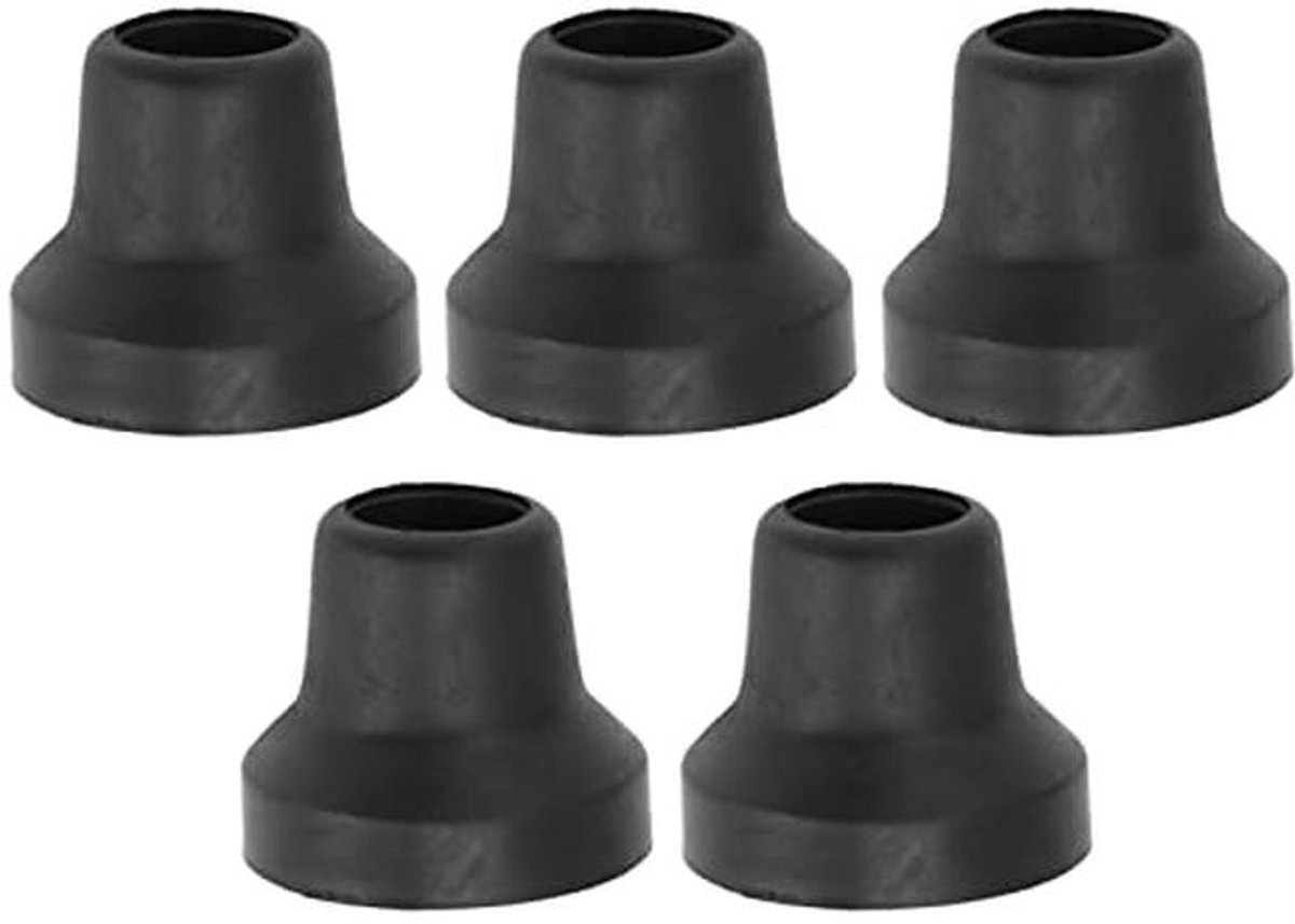 Set van 5 Vervangende Voetpads voor Stools - Antislip Ondersteuning voor Loopstokken