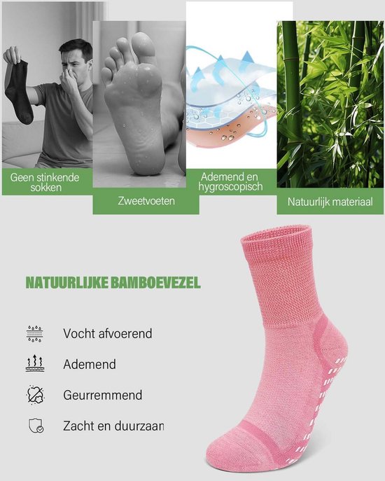 Verstelbare Pantoffels Voor Dames Brede Gezwollen Voeten Diabetische Wandelschoenen Zelfklevend Antislip Traagschuim,Roze,36 EU
