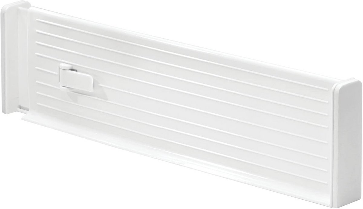 Ladenverdeler - Uitbreidbare Organiser - Hoogwaardige Keukenaccessoires - Wit - 4 Stuks