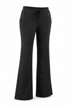 Angelle Milan – Vêtements de voyage pour femme – Pantalon noir à jambes larges – Respirant – Infroissable – Pantalon durable - En 6 tailles - Taille L