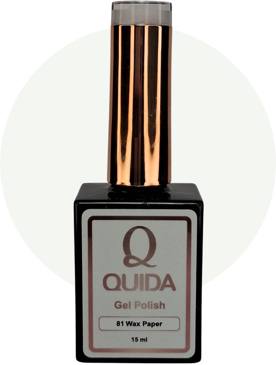 Quida gelpolish #81 wax paper roomwit 15ml