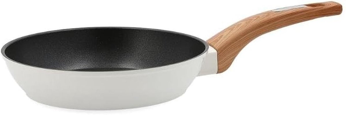 18 cm Koekenpan van gesmeed Aluminium - Ideaal voor Inductie en Glaskeramiek met 2 Anti-aanbaklagen