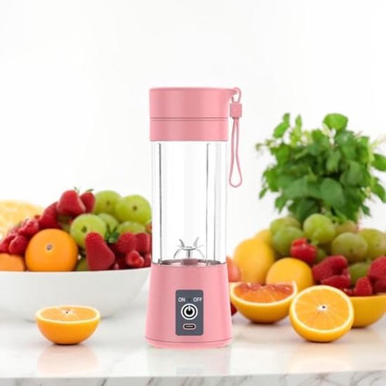 Draagbare Elektrische Juicer met USB, 400 ml - Perfect voor Smoothies, Milkshakes en Sap — afbeelding 4