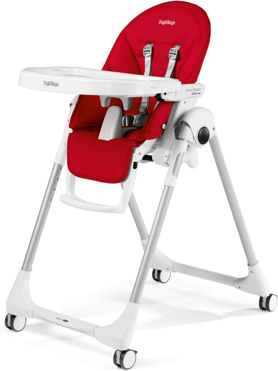 Kinderstoel met Ligfunctie en Wielen - Multifunctionele Kinderstoel