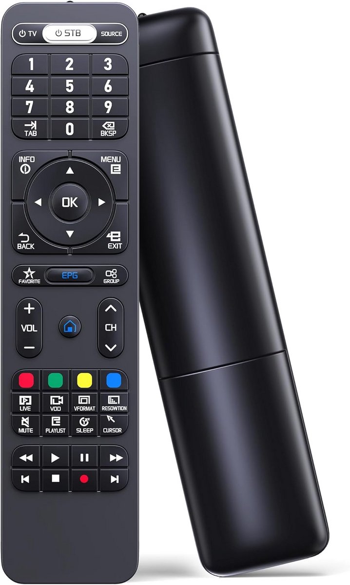 Universele Vervangende Afstandsbediening voor Diverse IPTV Boxen