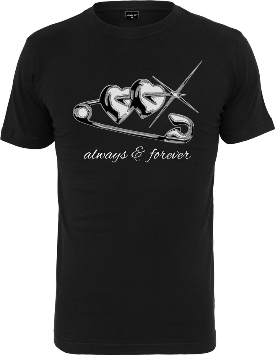 Mister Tee Always And Ever Heren T-shirt XS Zwart