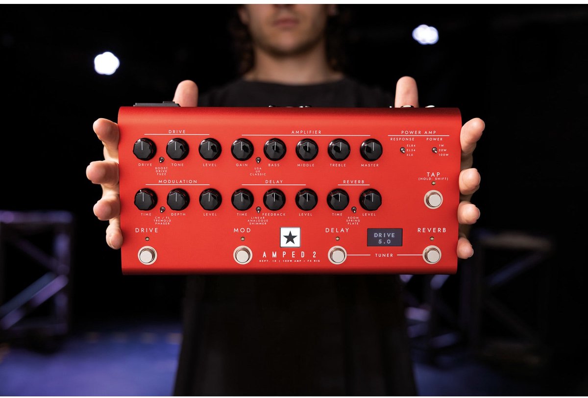 Blackstar Dept.10 Amped 2 - Floor format gitaarversterker - Rood