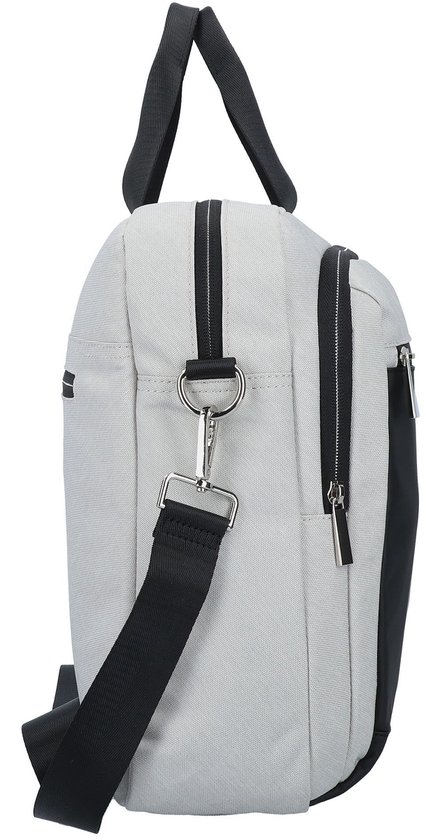 bugatti Afzonderlijke gevallen Laptoptas met laptopvak Sera Workbag Light Grey Lichtgrijs