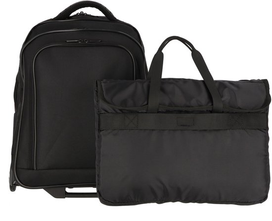 Dermata Trolley Sac à dos Nylon 3444NY Zwart