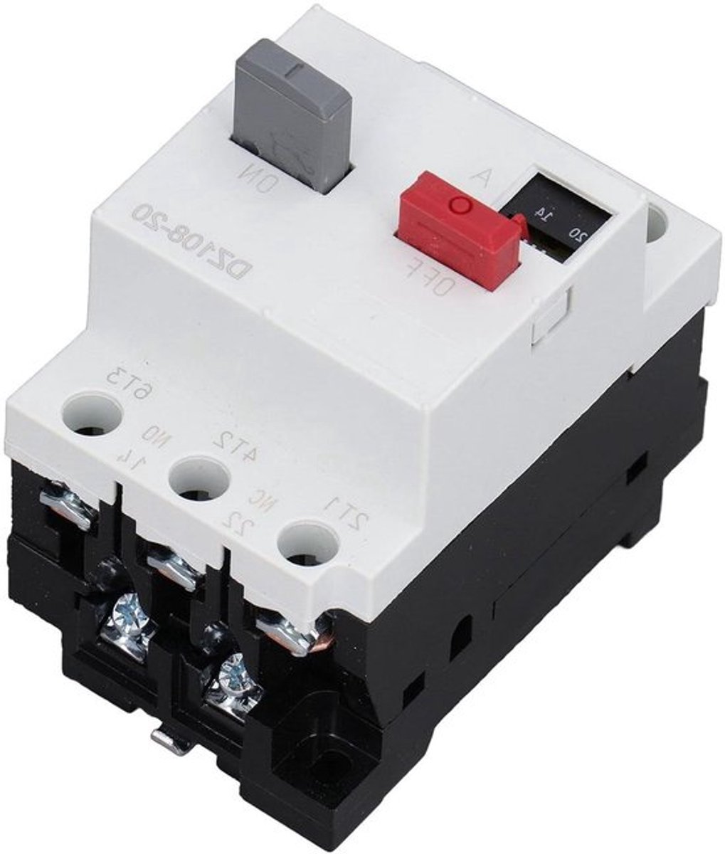 Motorbeveiligingsschakelaar 3P ABS Behuizing AC380V Overbelastingsbeveiliging Compact Brede Toepassing voor de Elektrische Industrie (4-63A)