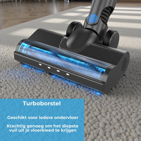 Aspirateur balai Innova Essentials PowerVac sans fil - avec 4 accessoires différents - Aspirateur sans fil - Sans sac sur batterie - Cleaner