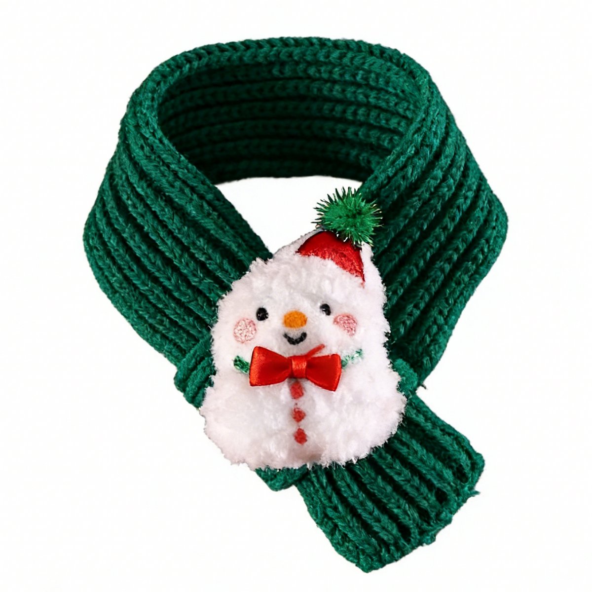 Kerstman-sjaal - Sjaal - Honden sjaal - Katten sjaal - Huisdier sjaal - Groen - Huisdier halsband