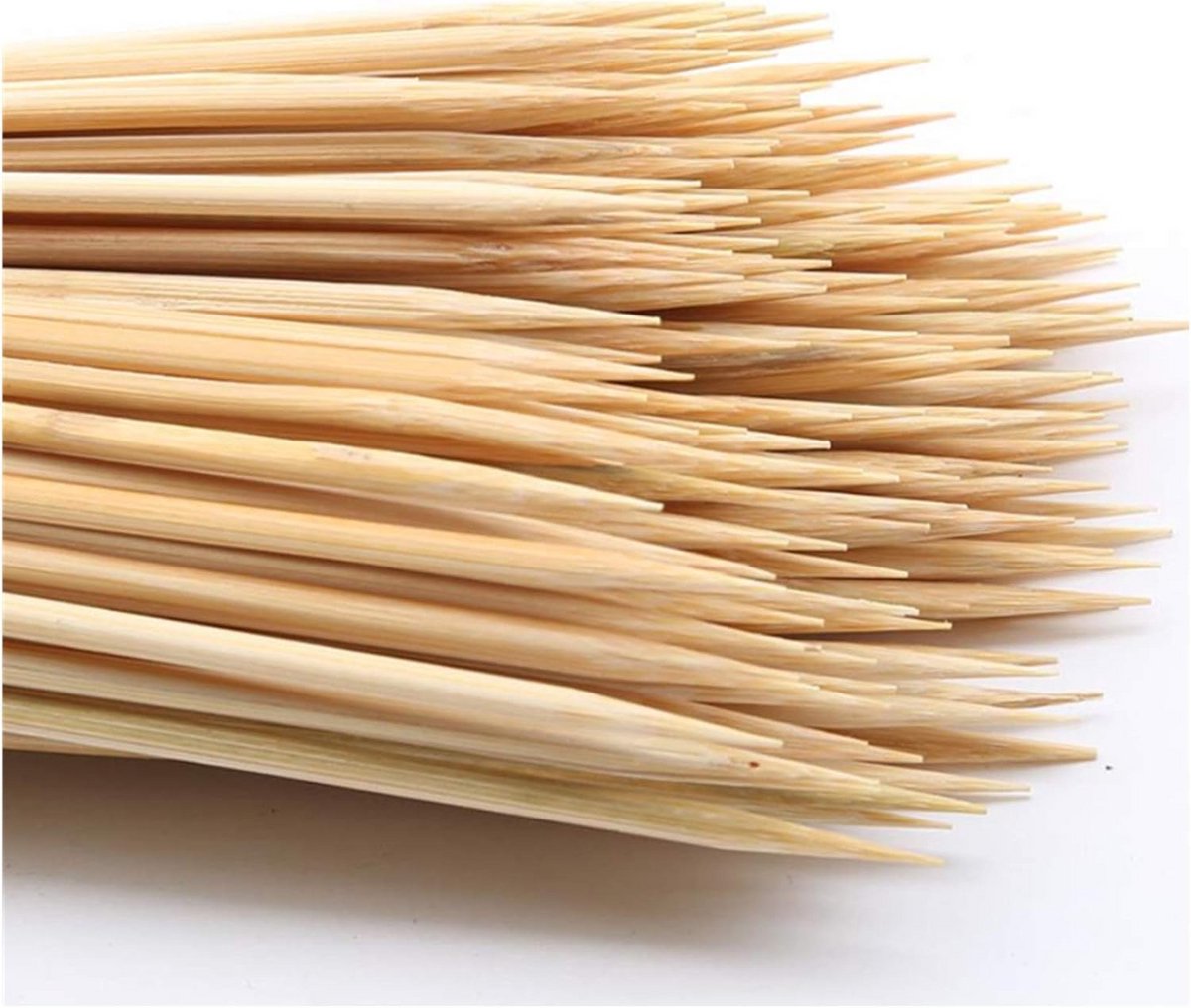 Bamboesprieten 200 stuks - 12 inch - voor BBQ, hapjes, fruit en creatieve klusjes